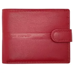   Giorgio Carelli piros női bőr pénztárca, RFID védelemmel