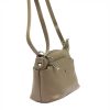 MiaMore 01-013 taupe női bőr válltáska, oldaltáska 24 x 16 x 11 cm