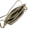 MiaMore 01-013 taupe női bőr válltáska, oldaltáska 24 x 16 x 11 cm