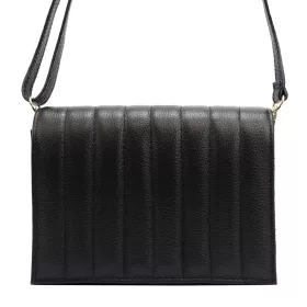 Luka 20-068 fekete női bőr válltáska 24 x 17 x 8.5 cm