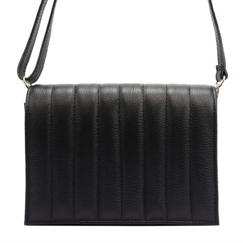 Luka 20-068 fekete női bőr válltáska 24 x 17 x 8.5 cm