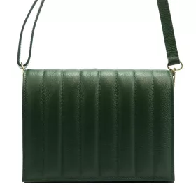 Luka 20-068 zöld női bőr válltáska 24 x 17 x 8.5 cm