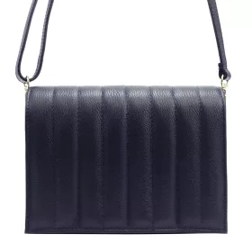   Luka 20-068 sötétkék női bőr válltáska 24 x 17 x 8.5 cm