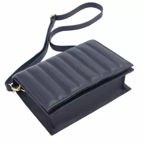   Luka 20-068 sötétkék női bőr válltáska 24 x 17 x 8.5 cm