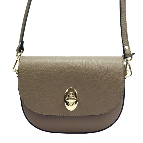 Luka 20-069 taupe női bőr válltáska 21 x 16 x 8 cm
