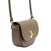 Luka 20-069 taupe női bőr válltáska 21 x 16 x 8 cm