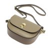 Luka 20-069 taupe női bőr válltáska 21 x 16 x 8 cm