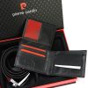 Pierre Cardin ZG-119-BR férfi marhabőr ajándék szett