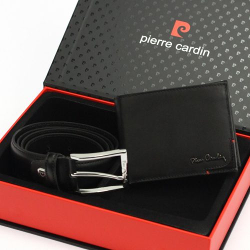 Pierre Cardin ZG-119-BR férfi marhabőr ajándék szett