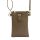Luka 20-070 taupe női bőr kézitáska 14 x 21 x 3.5 cm