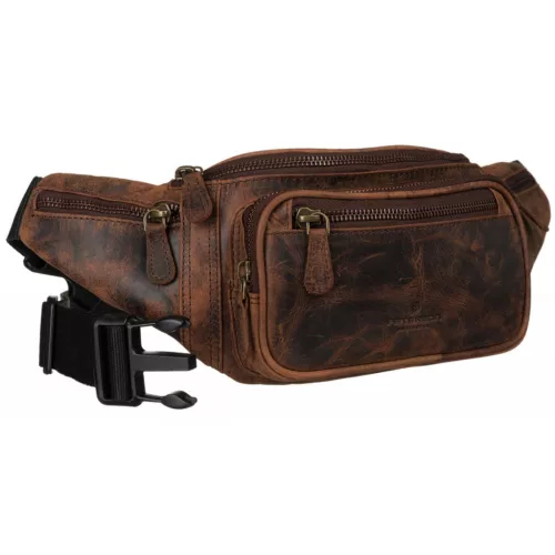 Peterson PTN 2506-H barna férfi bőr övtáska