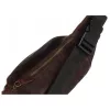 Peterson PTN 2506-OLH barna férfi marhabőr övtáska 37 x 14 x 8 cm