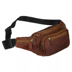   Peterson PTN 2506-OLH barna férfi bőr övtáska 37 x 14 x 8 cm