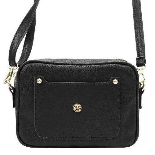 Gregorio EKO PREMIUM 1018 fekete női válltáska 25 x 17 x 9 cm