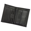 Emporio Valentini 39 489 fekete férfi bőr pénztárca 9 x 13 x 2.5 cm