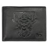 Money Kepper TCC 5600-2 RFID fekete koponya mintás férfi bőr pénztárca 12.5 x 10 x 3 cm