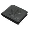 Money Kepper TCC 5600-2 RFID fekete koponya mintás férfi bőr pénztárca 12.5 x 10 x 3 cm