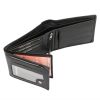 Money Kepper TCC 5600-2 RFID fekete koponya mintás férfi bőr pénztárca 12.5 x 10 x 3 cm