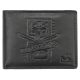 Money Kepper TCC 5600-6 RFID fekete mintás férfi bőr pénztárca 12.5 x 10 x 3 cm