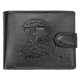 Money Kepper TCC 5600B-5 RFID fekete sas fej mintás férfi bőr pénztárca 13 x 10 x 3 cm