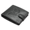 Money Kepper TCC 5600B-5 RFID fekete sas fej mintás férfi bőr pénztárca 13 x 10 x 3 cm