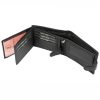 Money Kepper TCC 5600B-6 RFID fekete mintás férfi bőr pénztárca 13 x 10 x 3 cm