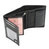 Money Kepper TCC 5601-5 RFID fekete sas fej mintás férfi bőr pénztárca 10 x 13 x 3 cm