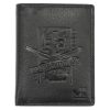Money Kepper TCC 5601-6 RFID fekete mintás férfi bőr pénztárca 10 x 13 x 3 cm