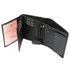 Money Kepper TCC 5601-6 RFID fekete mintás férfi bőr pénztárca 10 x 13 x 3 cm