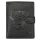 Money Kepper TCC 5601B-2 RFID fekete koponya mintás férfi bőr pénztárca 10.5 x 13 x 3 cm
