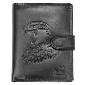   Money Kepper TCC 5601B-5 RFID fekete sas mintás férfi bőr pénztárca 10.5 x 13 x 3 cm