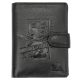 Money Kepper TCC 5601B-6 RFID fekete mintás férfi bőr pénztárca 10.5 x 13 x 3 cm