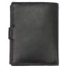 Money Kepper TCC 5601B-6 RFID fekete mintás férfi bőr pénztárca 10.5 x 13 x 3 cm