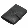 Money Kepper TCC 5601B-6 RFID fekete mintás férfi bőr pénztárca 10.5 x 13 x 3 cm