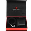 Pierre Cardin ZG-125-BR-125 fekete férfi marhabőr ajándék szett