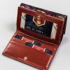 Peterson PTN 42108-MD lila női bőr pénztárca 14,5 × 9 cm