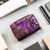 Peterson PTN 423229-MD lila női bőr pénztárca 12.5 x 8 x 3.5 cm