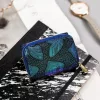 Peterson PTN 423229-ONBF kék pillangó mintás női bőr pénztárca 9 x 7 x 3 cm