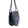 Florence 8863 M navy kék női bőr válltáska, oldaltáska 26 x 20 x 11 cm