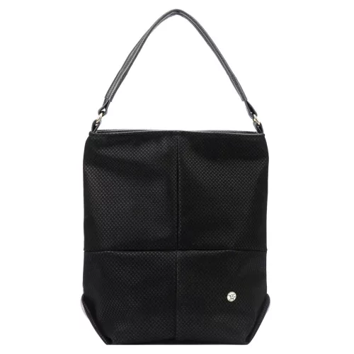 Gregorio EKO PREMIUM #111-4 fekete női rostbőr táska 30 x 33 x 16 cm