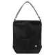 Gregorio EKO PREMIUM #111-4 fekete női rostbőr táska 30 x 33 x 16 cm