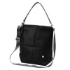 Gregorio EKO PREMIUM #111-4 fekete női rostbőr táska 30 x 33 x 16 cm