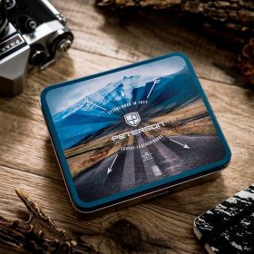 Peterson PTN N4-BE-TRAVEL konyak férfi bőr pénztárca