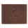 Peterson PTN N992-BE-TRAVEL mogyoró férfi bőr pénztárca 12.8 x 9.5 x 2.8 cm