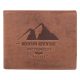 Peterson PTN N992-BE-MOUNTAIN mogyoró férfi bőr pénztárca 12.5 x 9.5 x 3.5 cm