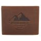 Peterson PTN N992-BE-MOUNTAIN konyak férfi bőr pénztárca 12.5 x 9.5 x 3.5 cm
