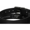Rovicky R-PS-01 fekete férfi bőr öv  4 x 120 cm
