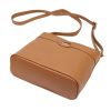 Luka 20-076 barna női bőr válltáska, oldaltáska, crossbody 24 x 20 x 10 cm