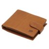 Nordee ADL01-N992L-BPull barna férfi bőr pénztárca 13 x 9.7 x 3 cm