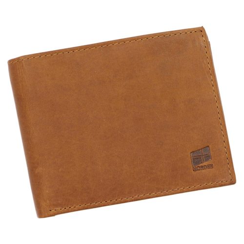 Nordee ADL01-N992-BPull barna férfi bőr pénztárca 12.5 x 9.7 x 3 cm